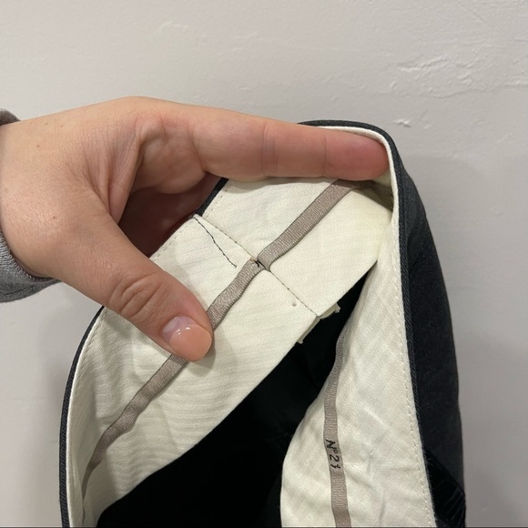 Gilmar Divisione Industria Spa Tuxedo Stripe Trouser Pants Size 40 Fleece Wool - Picture 10 of 10